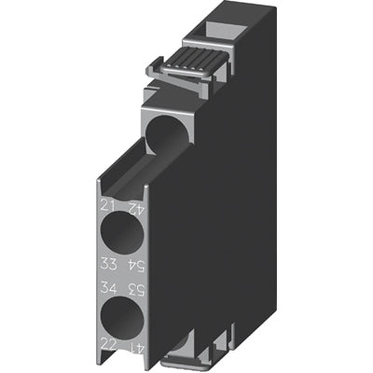 3RH29111DA11 – Siemens 2 Pole 6 Amp 230 Volt Side Mount Auxiliary Contact Block S00 Frame