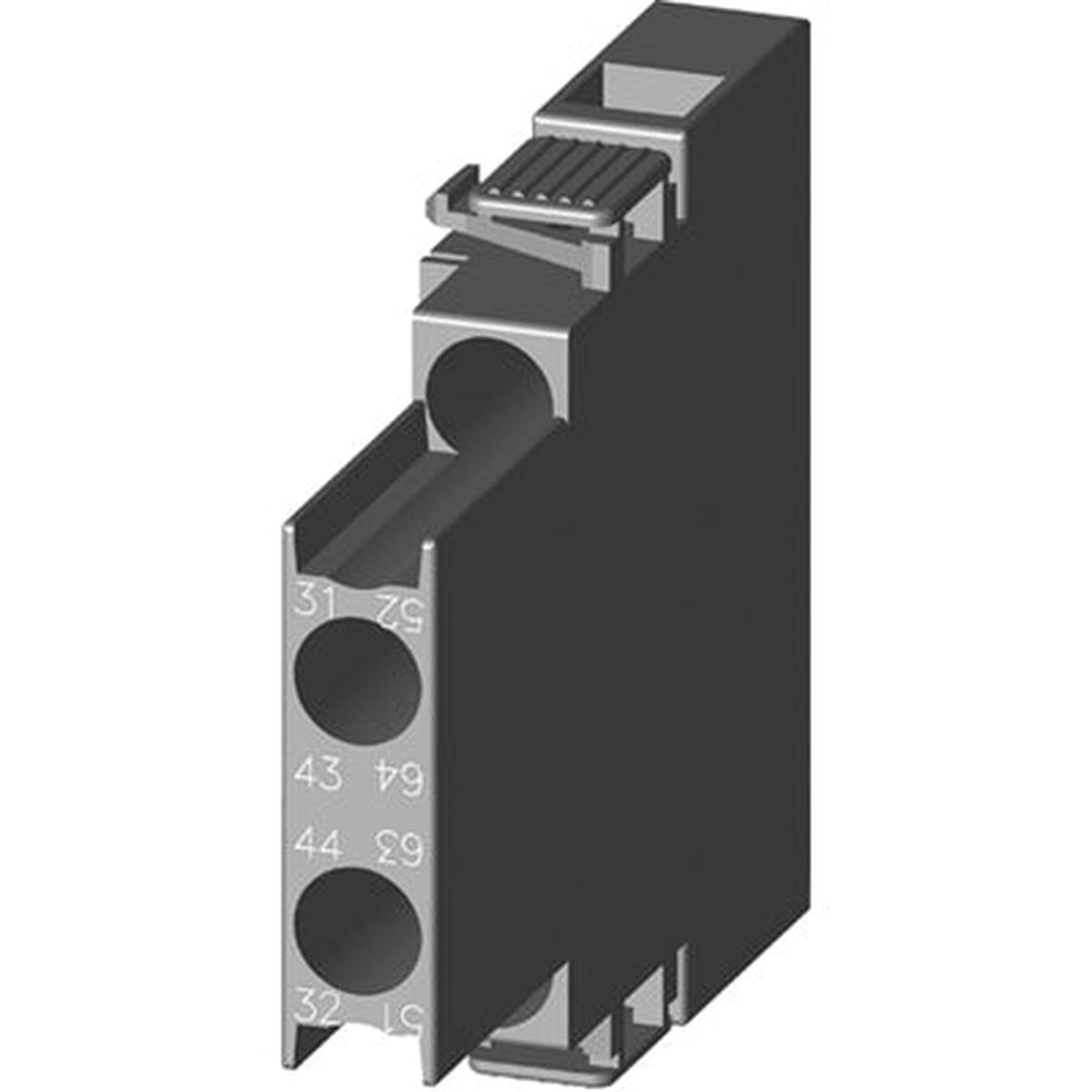 3RH29211DA11 – Siemens 230V 6A 1NO 1NC Lateral Auxiliary Switch Block for 3RT2 Series Motor Contactor