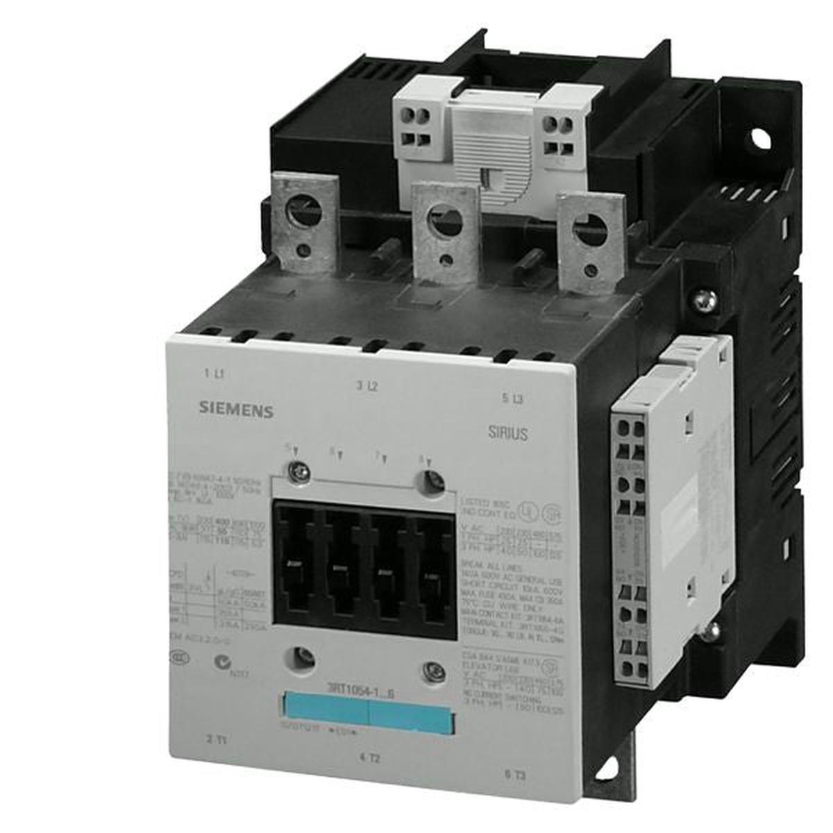 3RT1054-2AR36 – Siemens 115A 3-Pole Power Contactor 440-480V AC/DC S6 Frame