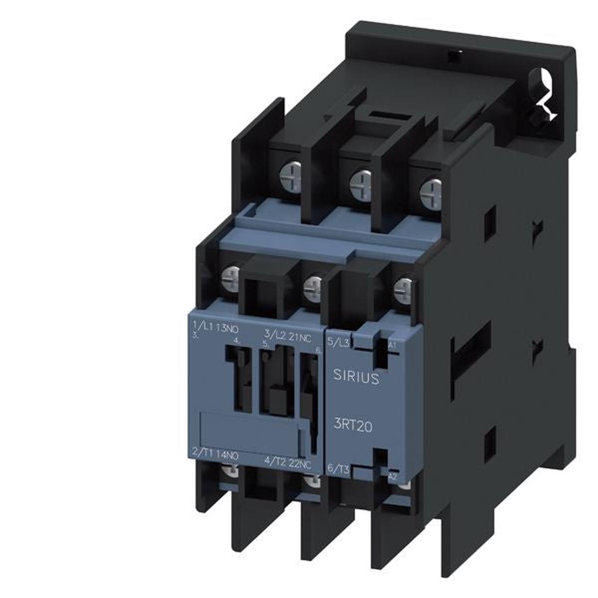 3RT2028-4AP60 – Siemens 38A 600V 3-Pole Motor Contactor S0 Frame 1NO+1NC
