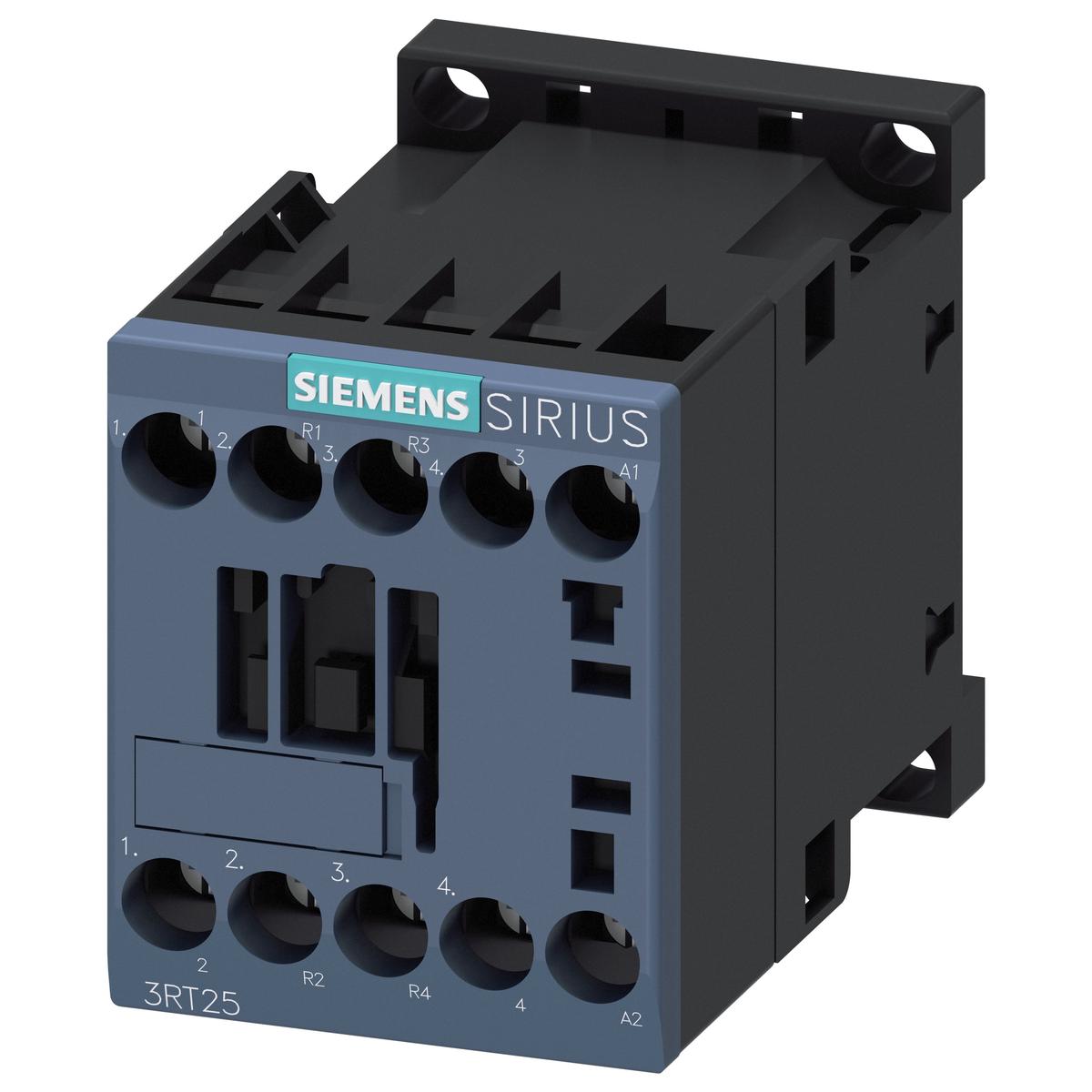 3RT25161AK60 – Siemens 4-Pole 9A AC-3 Power Contactor, 110/120V AC Coil, Size S00
