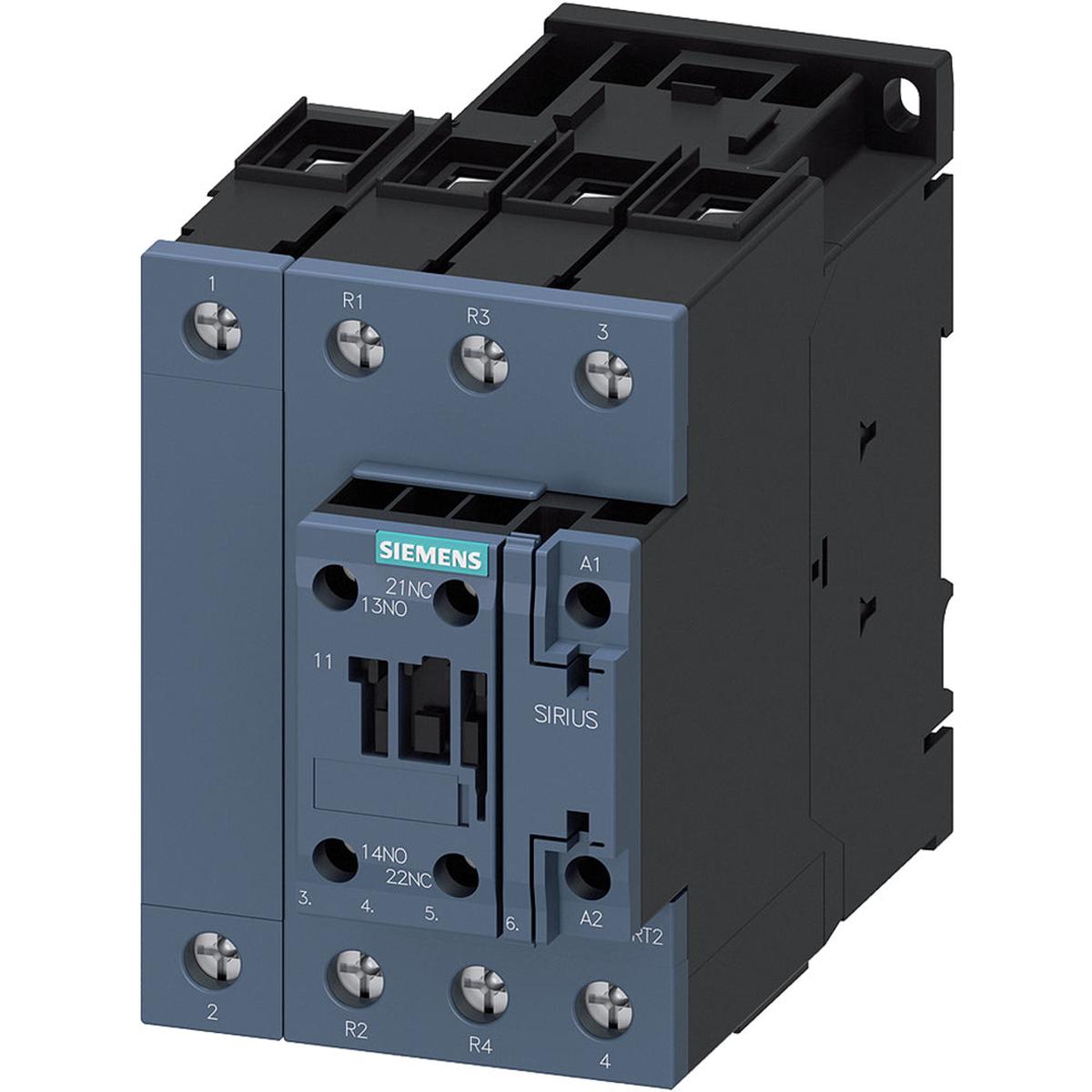 3RT25361AK60 – Siemens 4-Pole 41A 400V Motor Control Contactor DIN Rail Mount