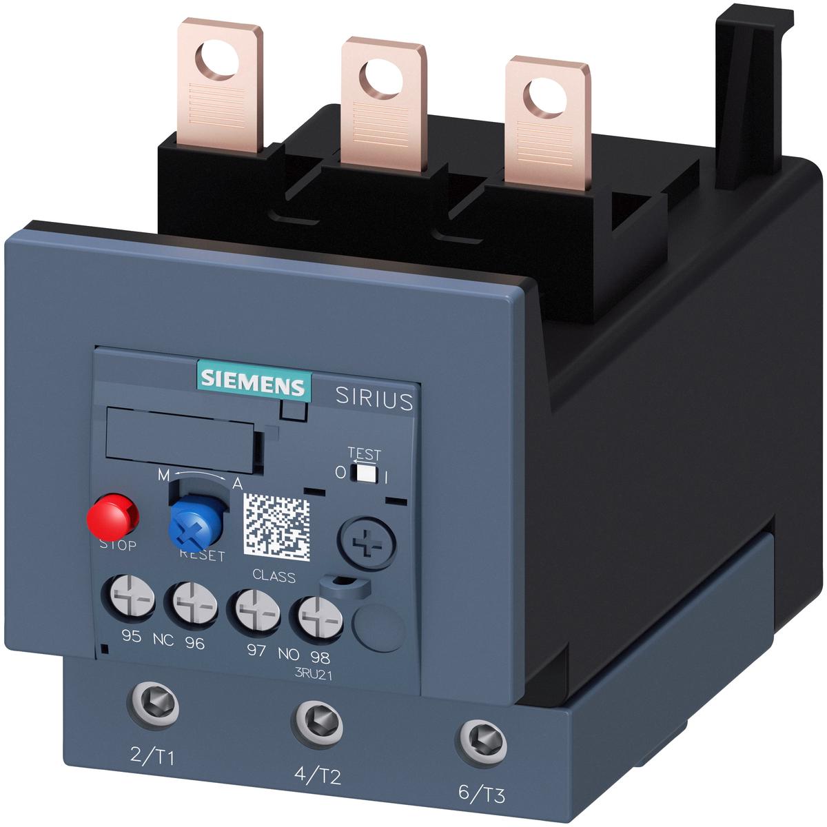 3RU21464MB0 – Siemens 100A 3 Pole Thermal Overload Relay Class 10 Size S3 Contactor Mounting