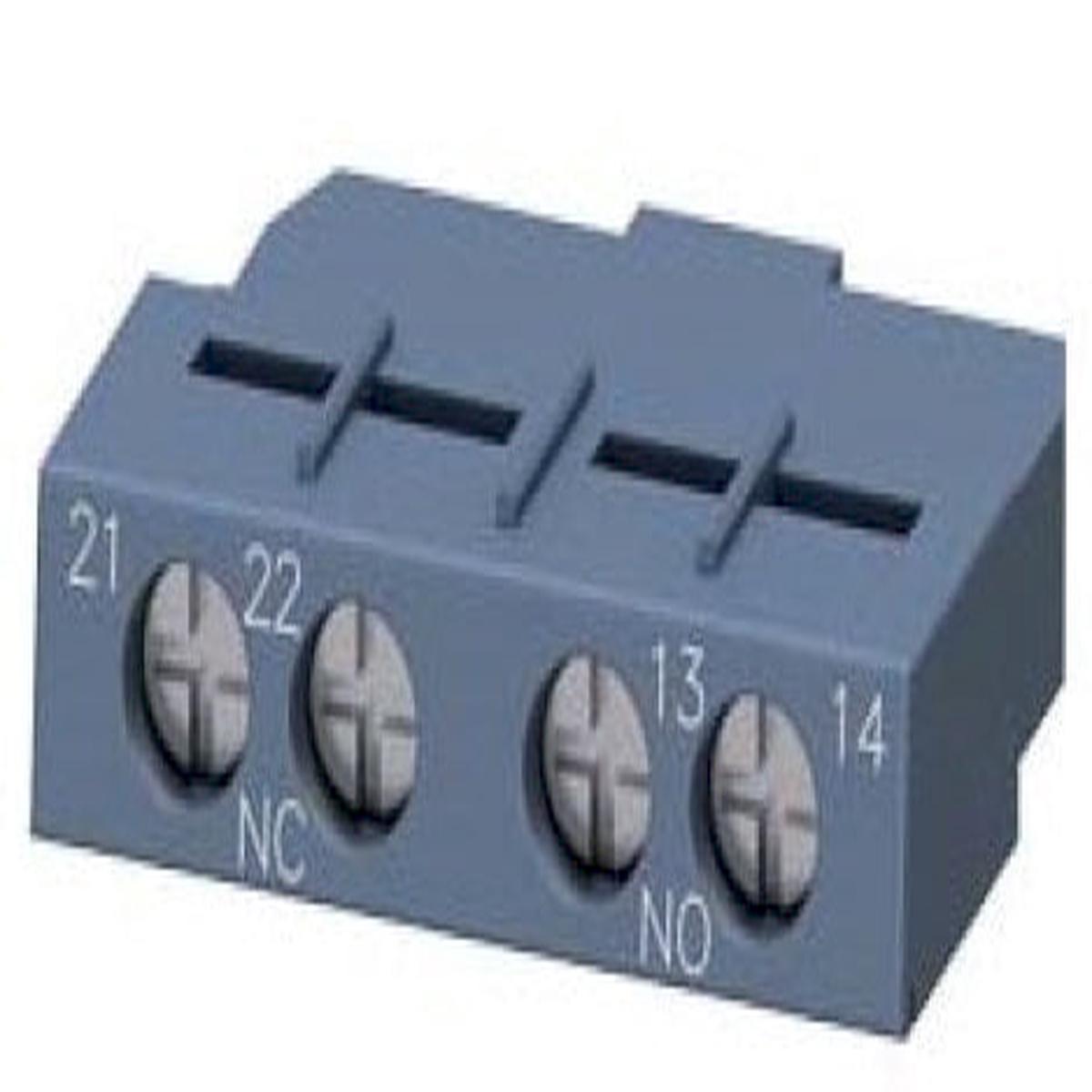3RV2901-1E – Siemens Auxiliary Contact Block 1 NO 1 NC Front Mounted for 3RV2 Motor Starter Protectors