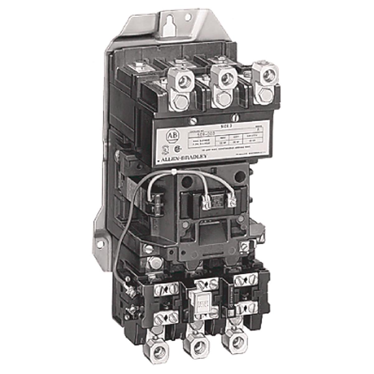 509-DOA – Allen-Bradley 90A 600V NEMA Size 3 Full Voltage Non-Reversing Motor Starter