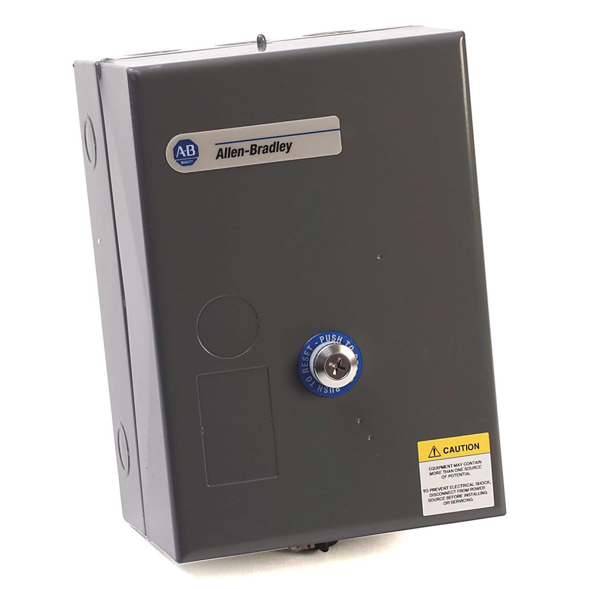 509-TAD-1 – Allen-Bradley 9A 115-120V 3-Phase NEMA 00 Full Voltage Non-Reversing Motor Starter