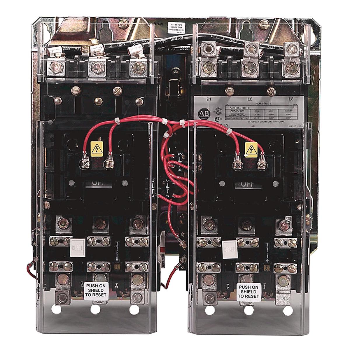 520E-DOD – Allen-Bradley 90A 115-120V 60Hz NEMA 3 2-Speed Separate Winding Motor Starter