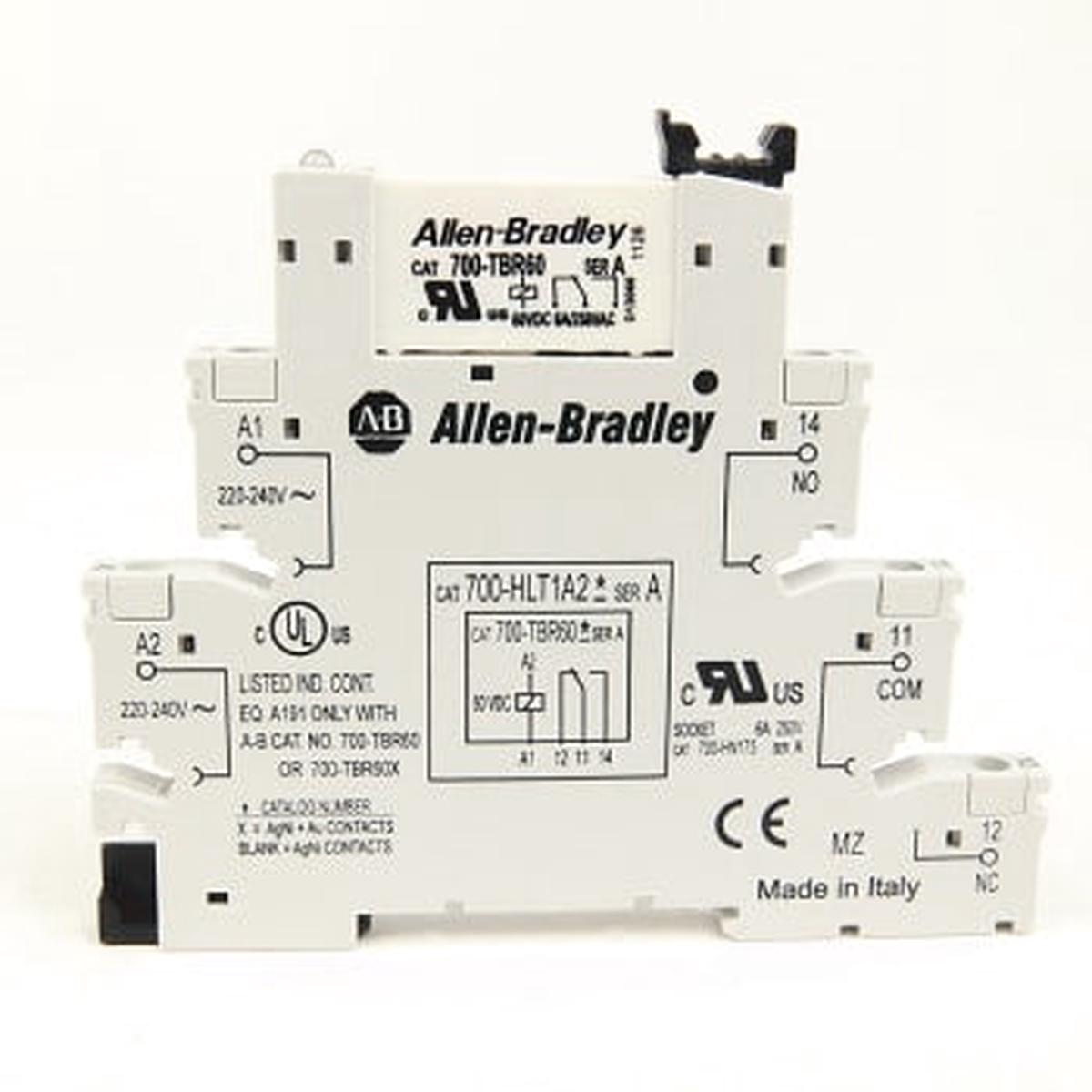 700HLT1U1 – Allen-Bradley 6A 110/125V AC/DC General Purpose Terminal Block Relay