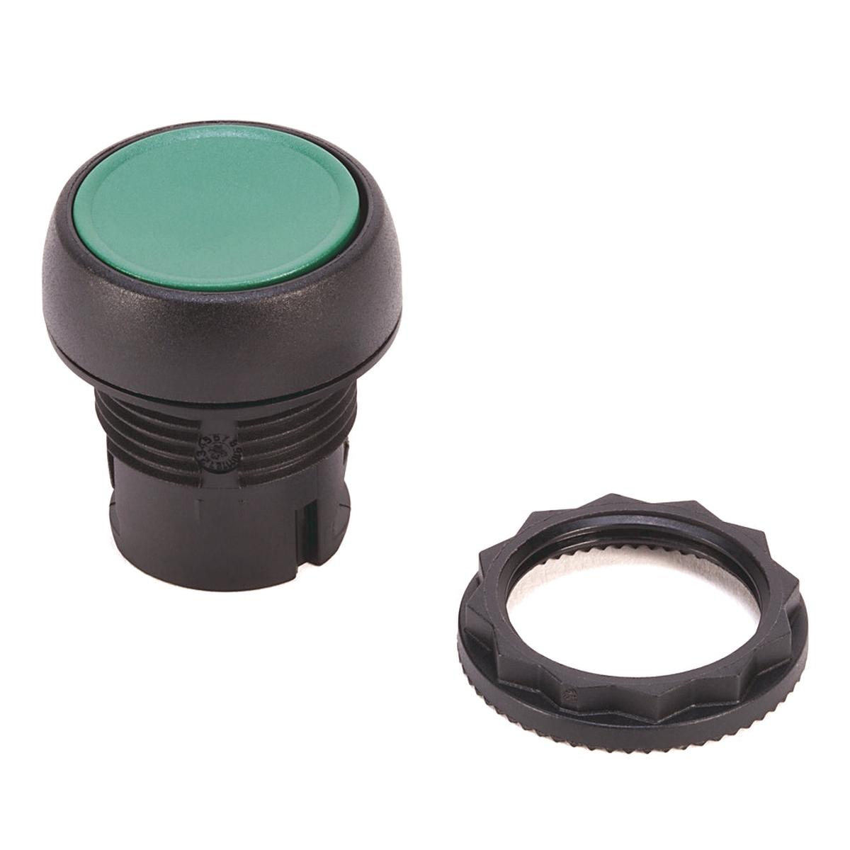 800FP-F3 – Allen-Bradley 22mm Flush Momentary Push Button Green Plastic No Legend