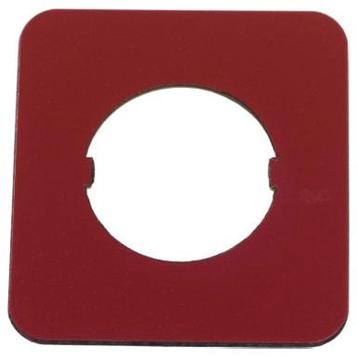 9001SKN100 – Schneider Electric Legend Plate Harmony 9001SK 30mm Red Unmarked Control Station