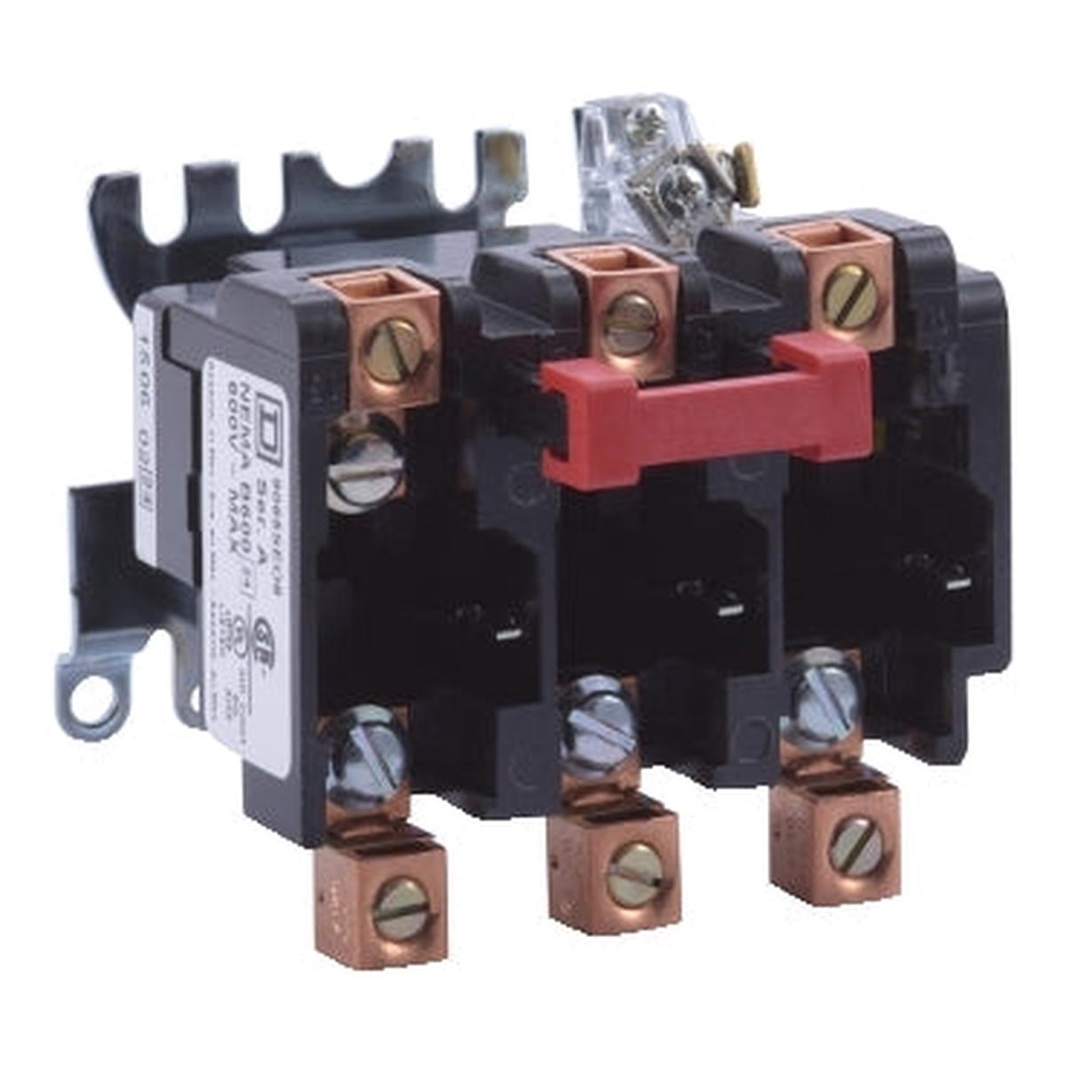 9065SEO8 – Square D Type S Melting Alloy Overload Relay 45A 600VAC 3-Pole NEMA Size 2