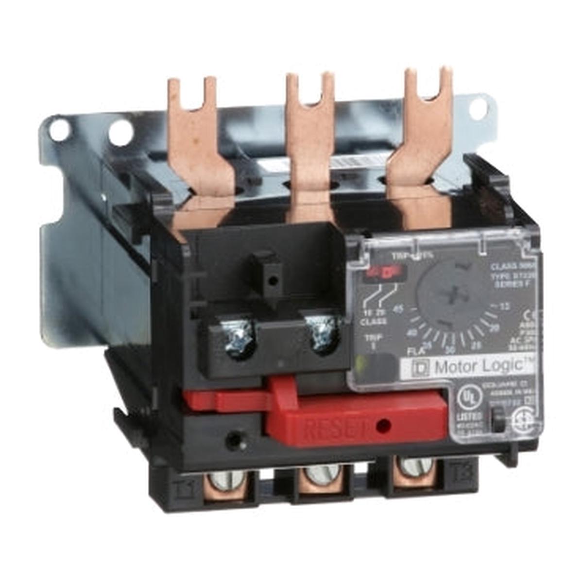 9065ST220 – Square D Motor Logic Solid State Overload Relay 15-45A 600VAC 3 Pole NEMA Size 2 Class 10/20
