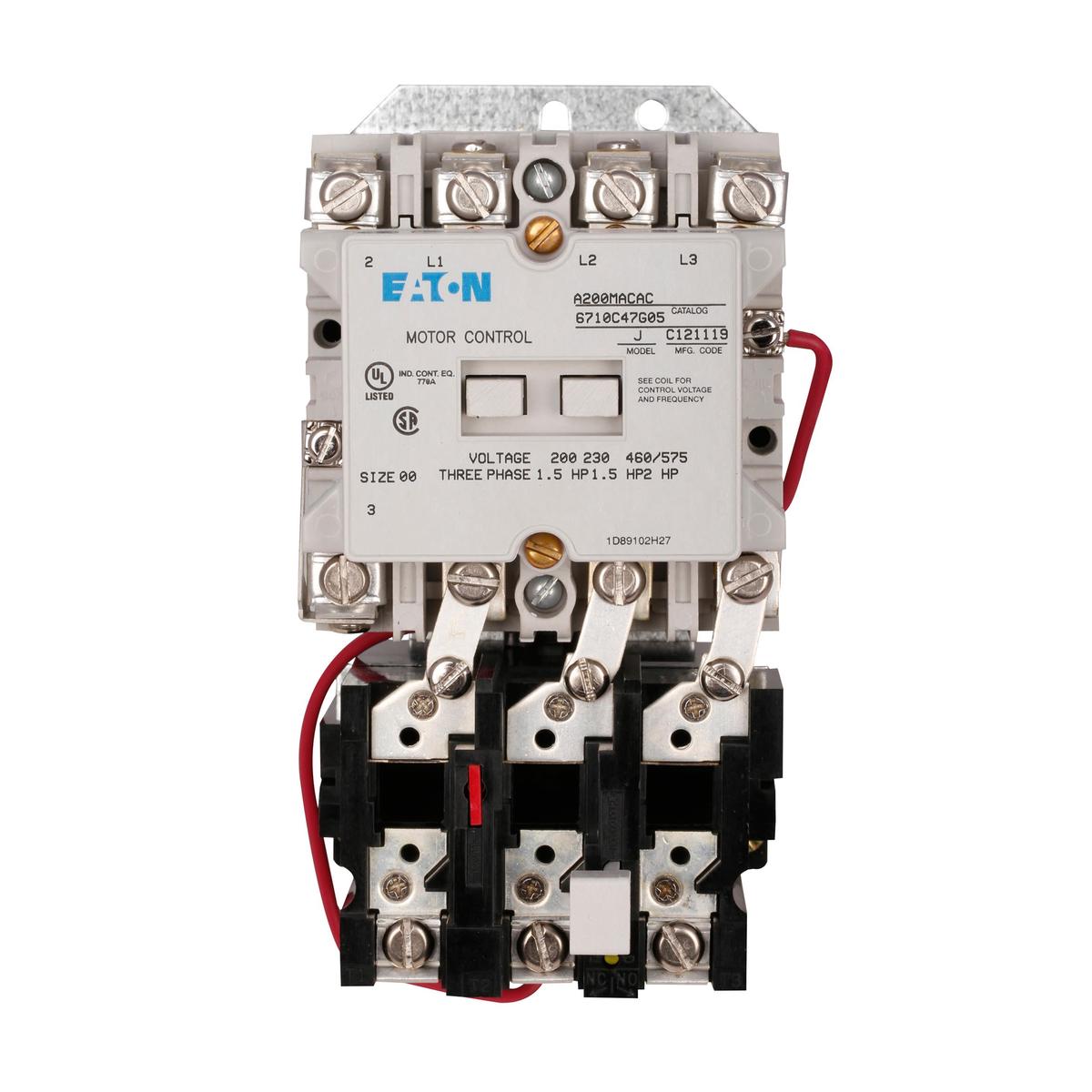 A200MABR – Eaton Freedom NEMA Motor Control Starter Non-Reversing 9A Two-Pole