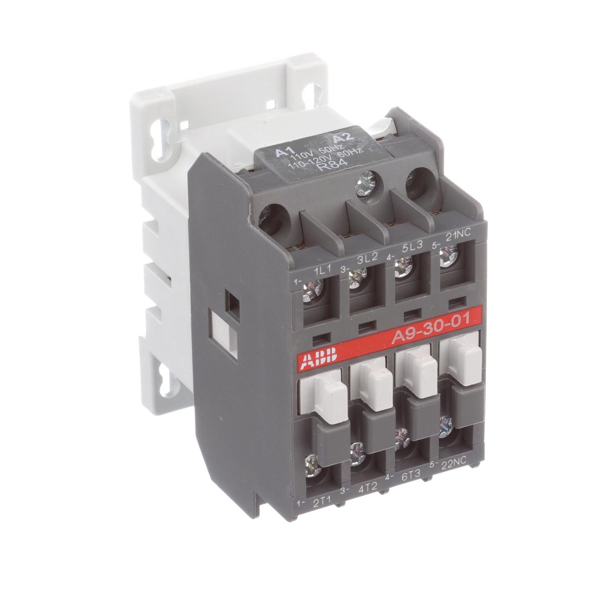 A9-30-01-84 – ABB 9A 3-Pole 600V Contactor 110V Coil