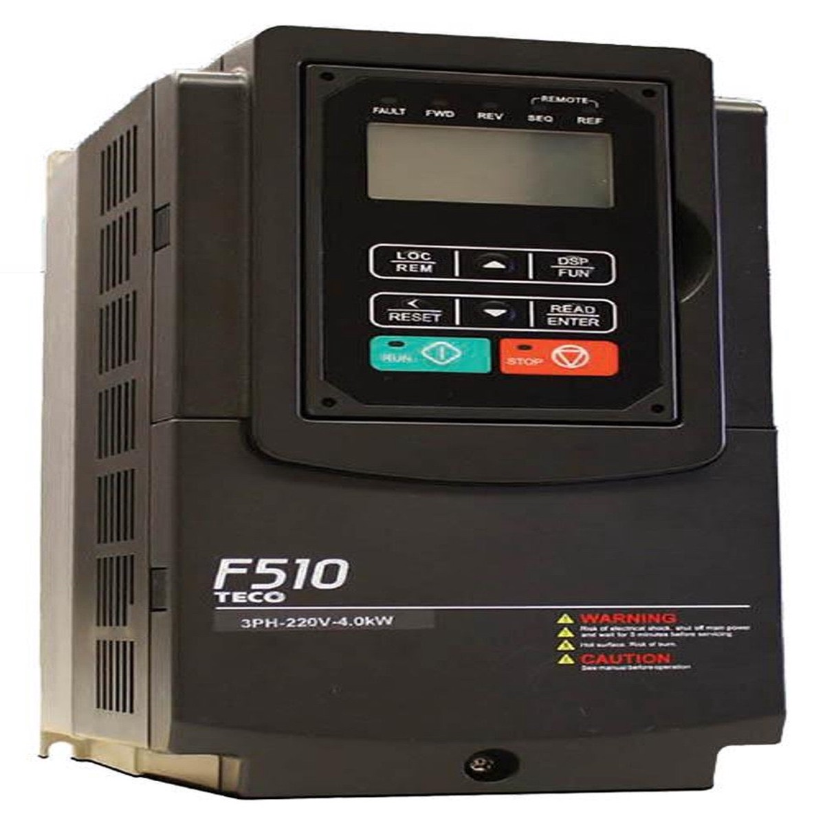 F510-2003-C-UE Teco-Westinghouse VFD Drive 3hp 230V 1Ph or 3Ph Input