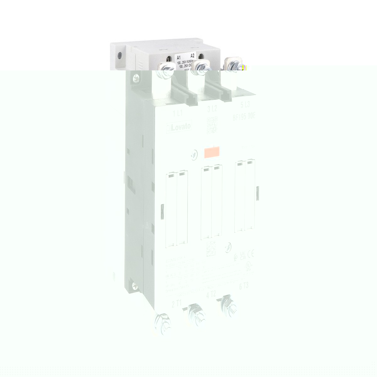 Lovato BF Series: 3 Pole Contactor, IEC – BF19500E400