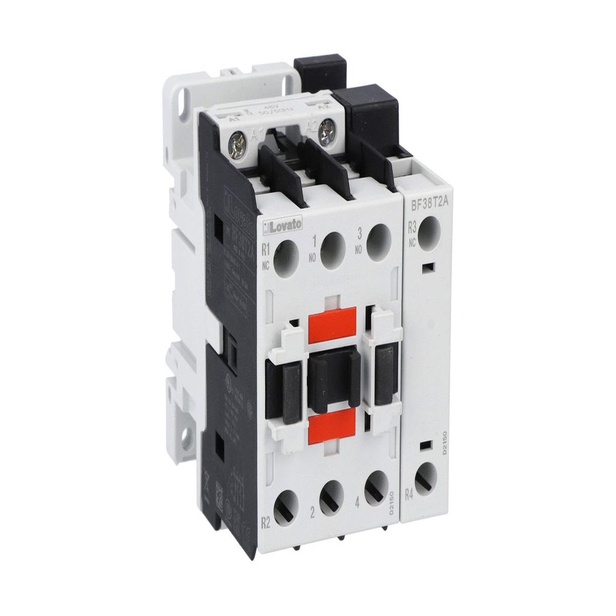 Lovato BF Series: 4 Pole Contactor, IEC – BF38T2A230