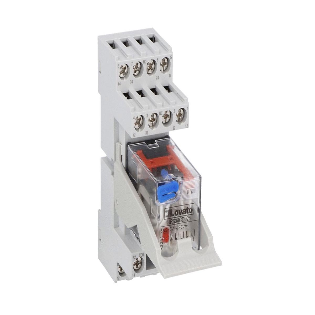 Lovato Electric Assembled industrial relay – HRA604CD024K4 (MOQ 5 pcs)