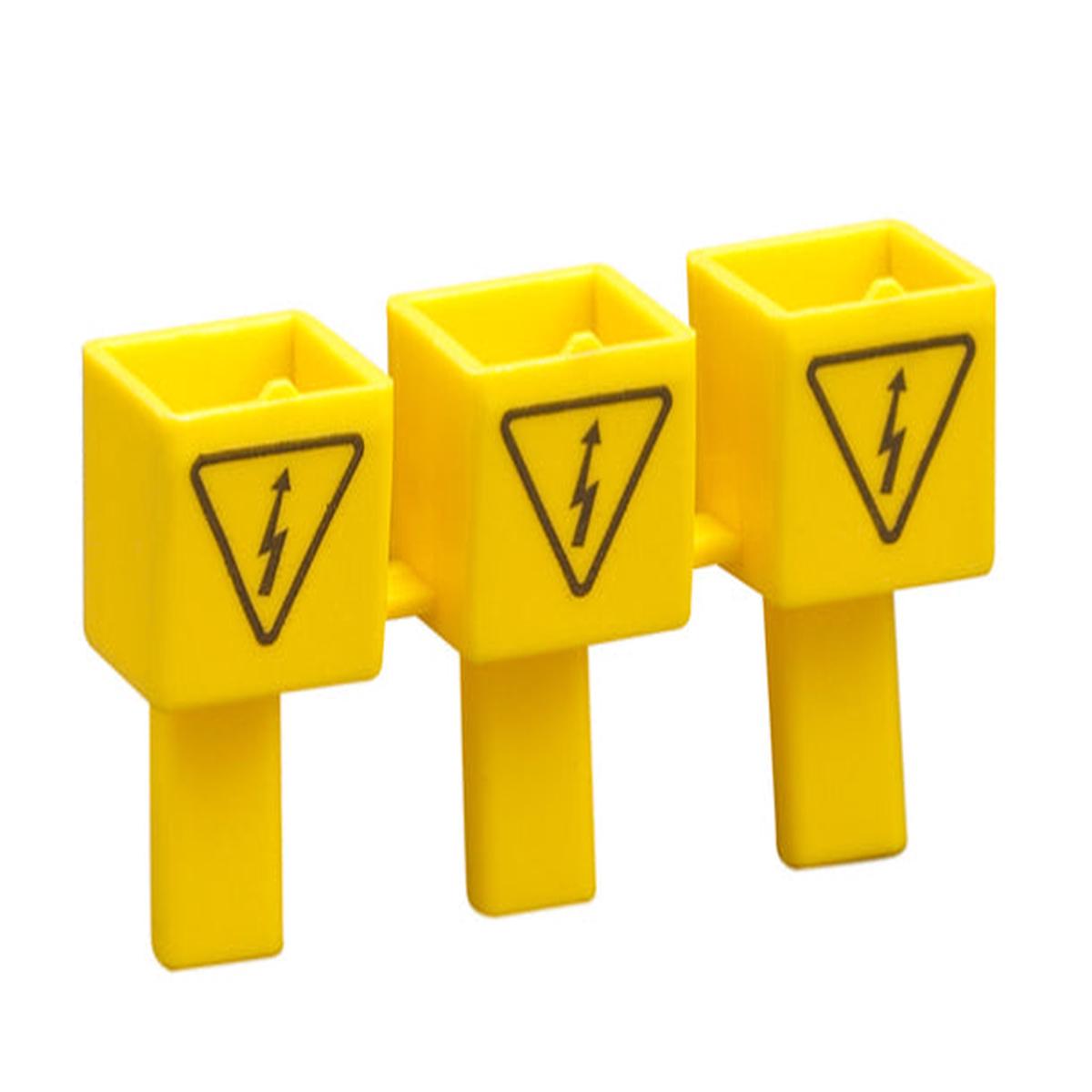 Lovato Kit of 3 insulating caps for unused bar terminals – BRU3V (MOQ 10)
