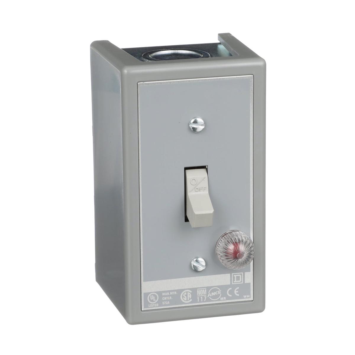2510KG2C – Square D 30A 600VAC 3-Pole Manual Motor Switch Toggle Type K Series