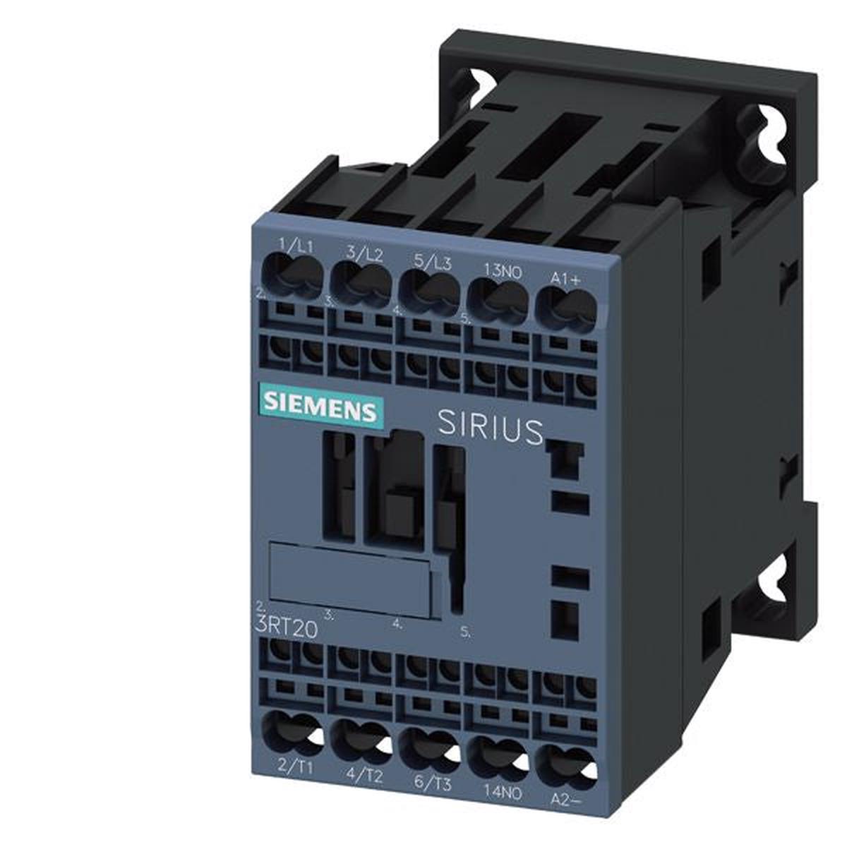 3RT2018-2BM41 – Siemens Sirius 3-Pole Power Contactor 16A 600V AC-3 7.5kW 220V DC Coil Size S00