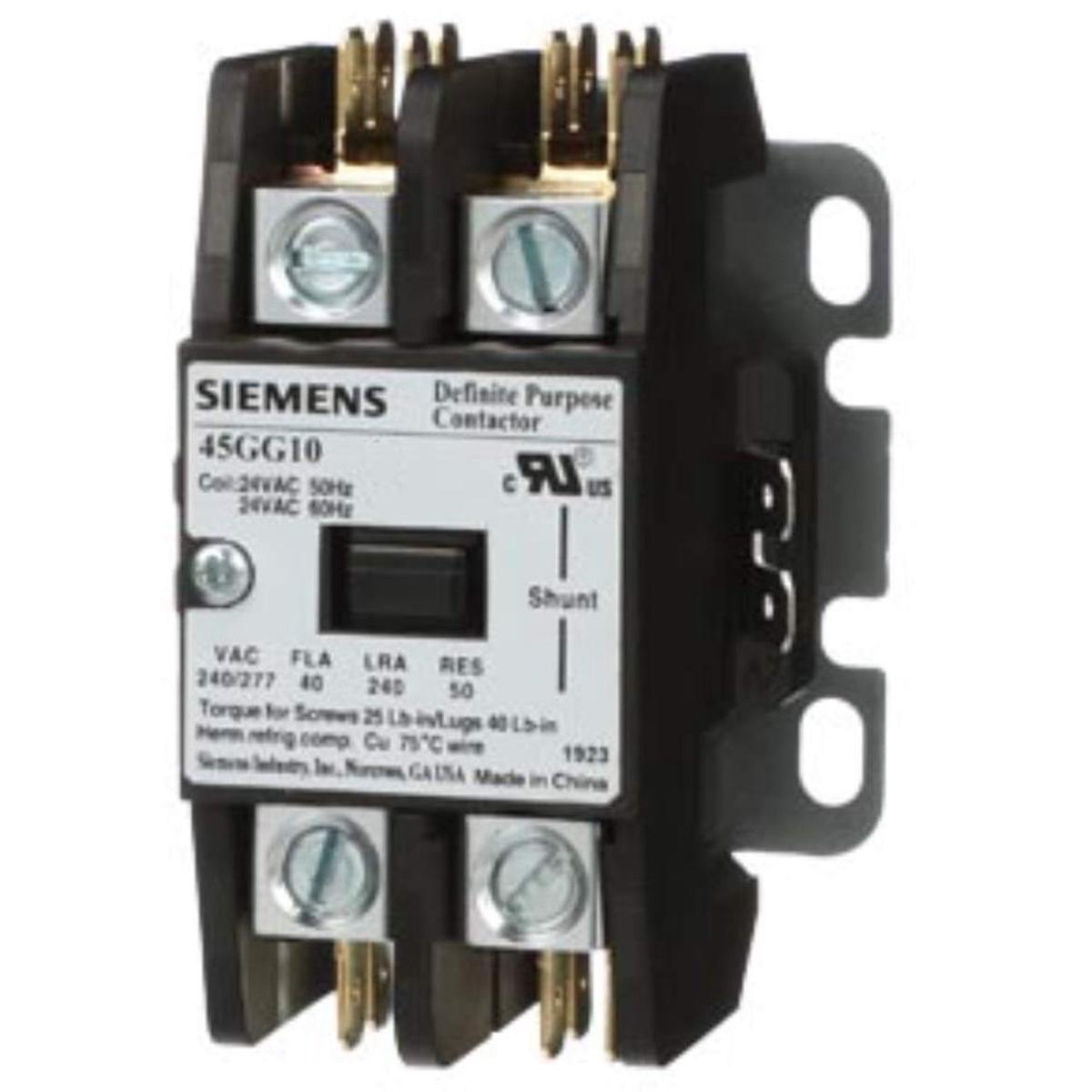 45GG10AHA – Furnas Class 45 Definite Purpose Contactor 1 Pole 40A 600V Open Frame