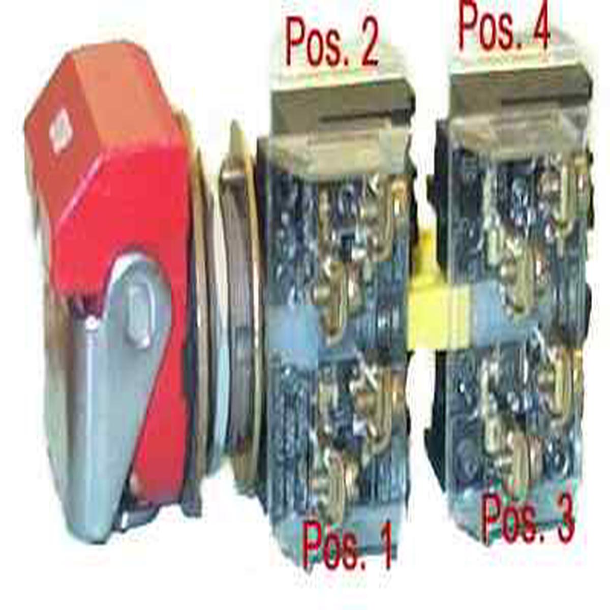 800H-WK42A – Allen-Bradley 30mm Momentary Push Button, Flip Lever, 1 NO 1 NC Contacts