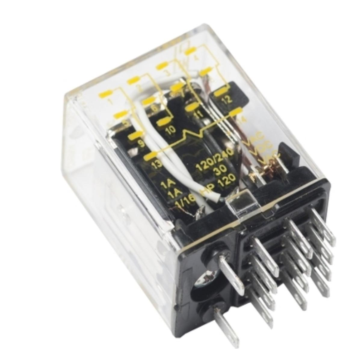 8501RS24V14 – Schneider Electric 24 VAC Coil 1A 4PDT Miniature Plug-in Relay