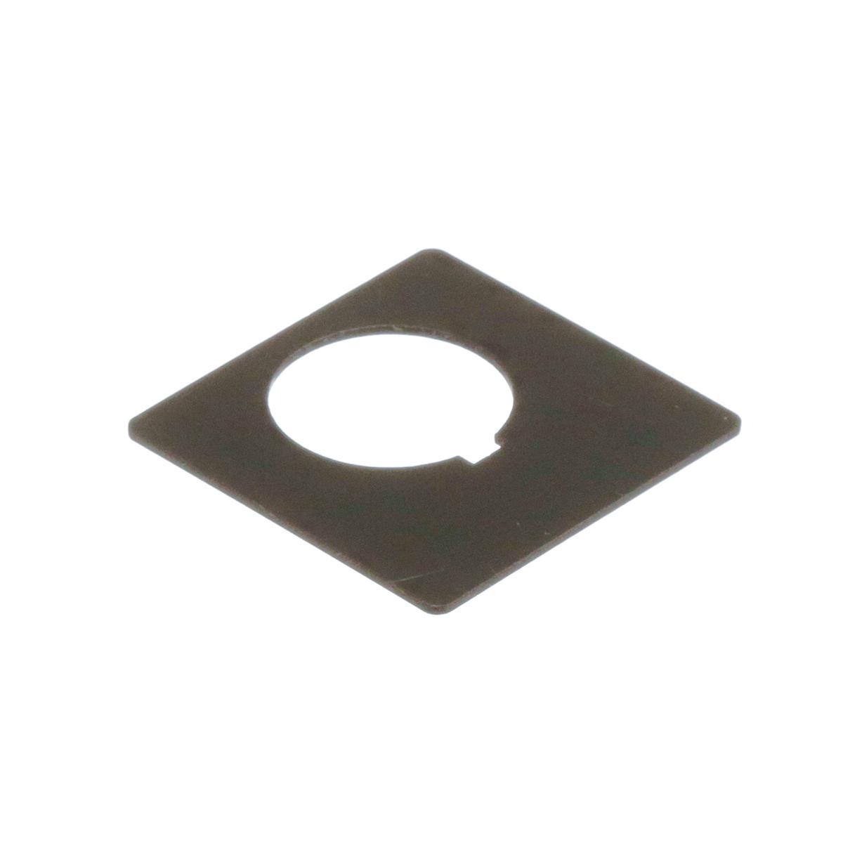 9001KN100WP – Square D 30mm Harmony 9001K Blank White Plastic Legend Plate with Black Letters