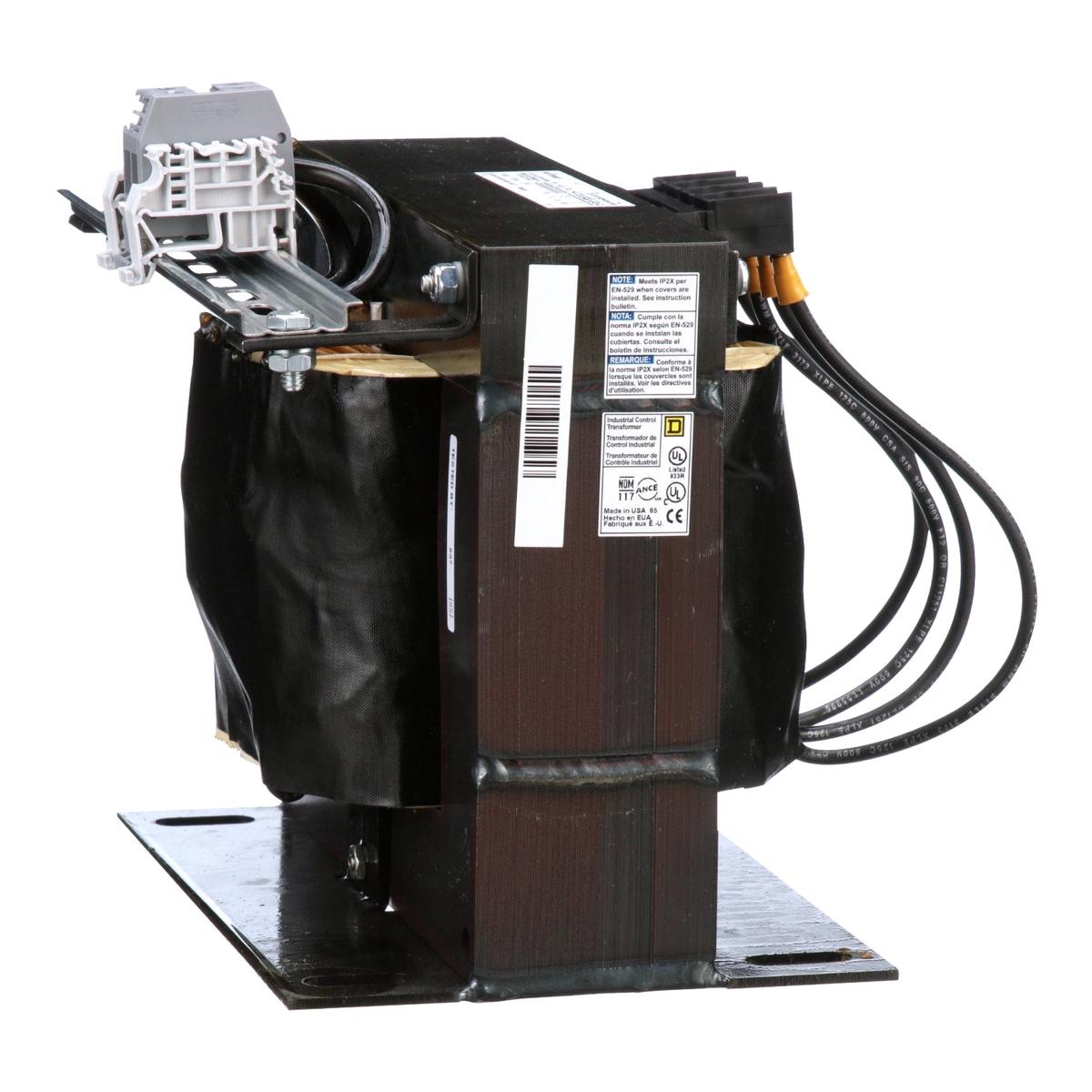 9070T3000D1 – Square D 3000VA 1-Phase Industrial Control Transformer 240/480V Primary 120V Secondary