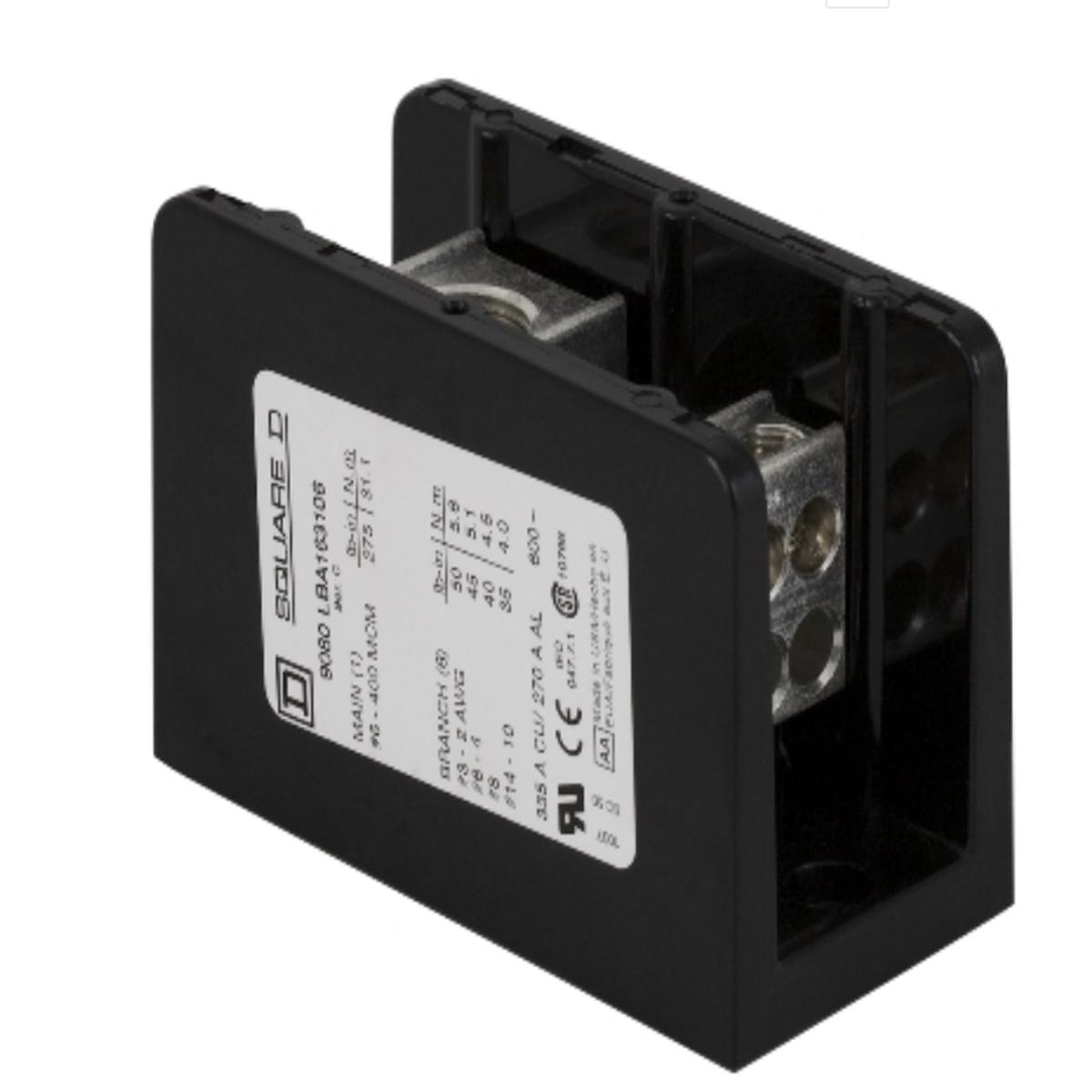 9080LBC163106 – Schneider Electric Power Distribution Block 1 Pole 380A 600V
