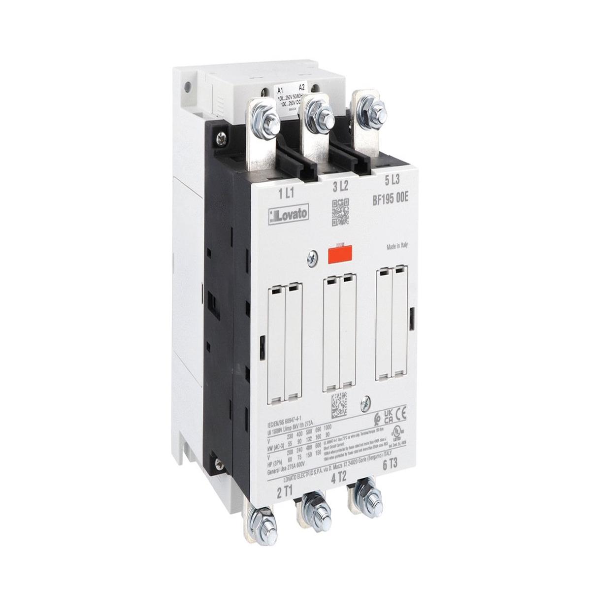 Lovato BF Series: 3 Pole Contactor, IEC – BF19500E110
