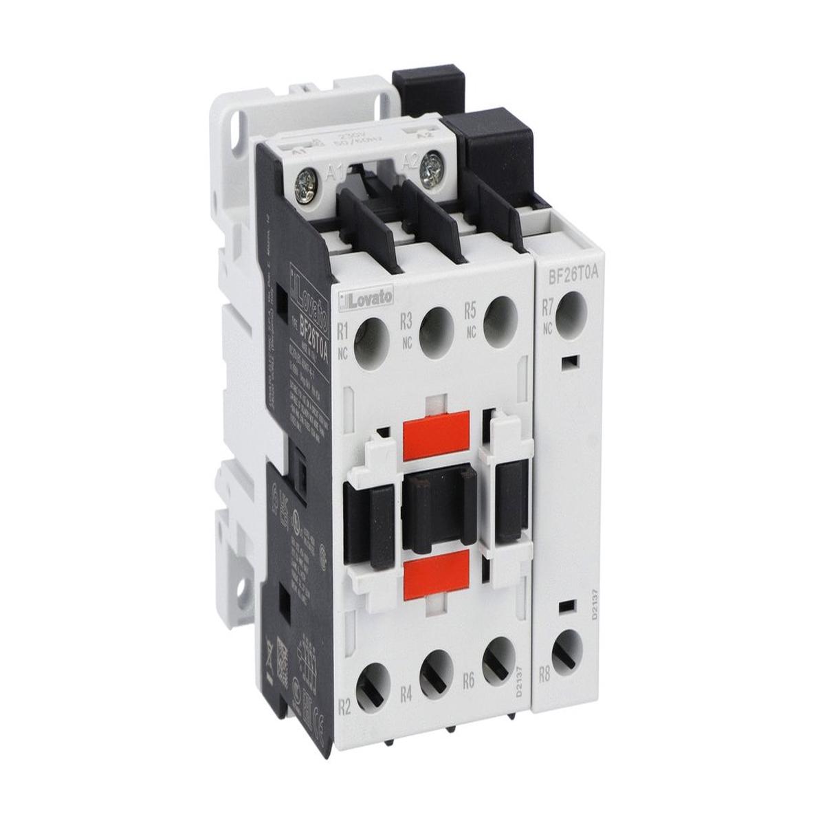 Lovato BF Series: 4 Pole Contactor, IEC – BF26T0D048