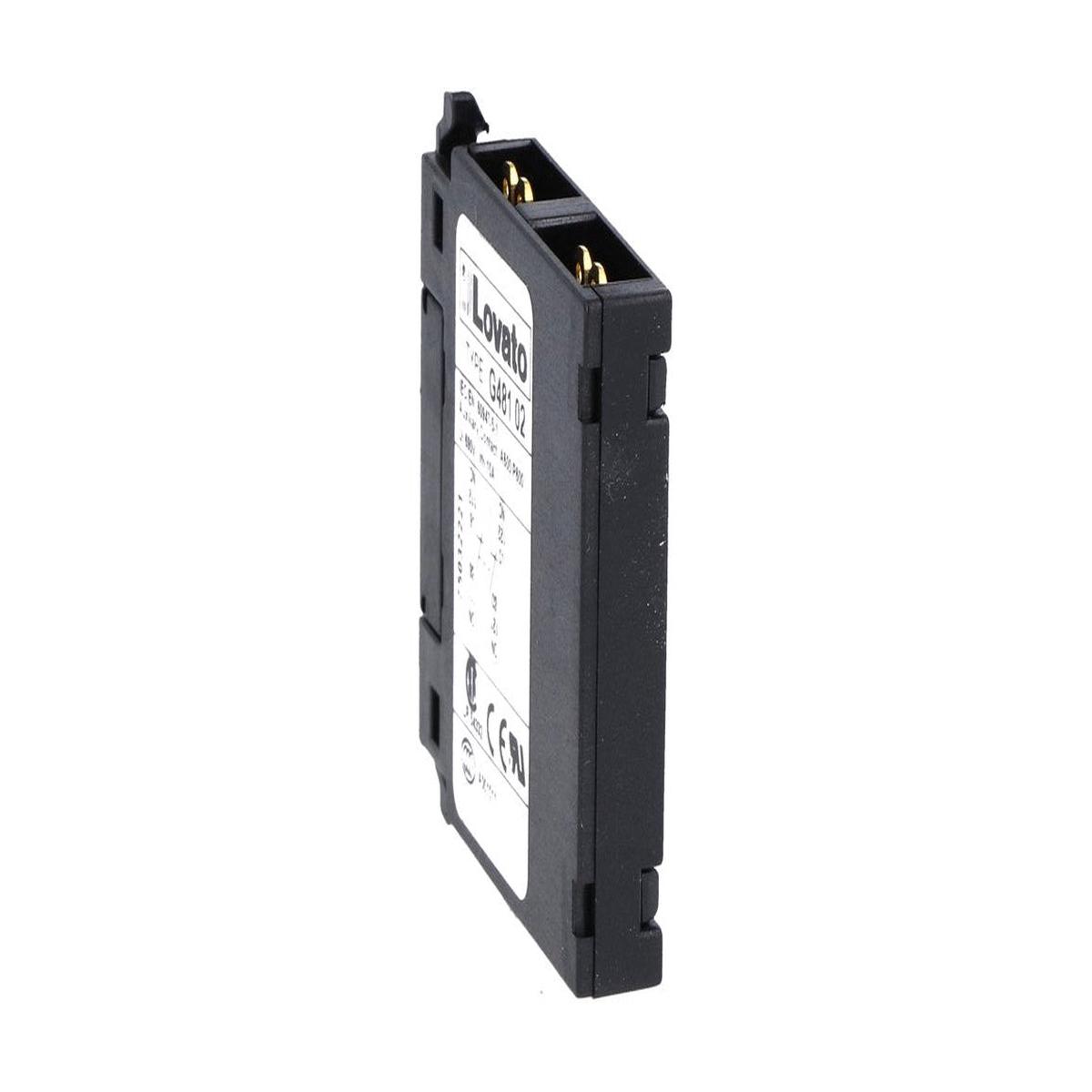 Lovato BF Series: Auxiliary contact for front lateral mounting – 11G48111
