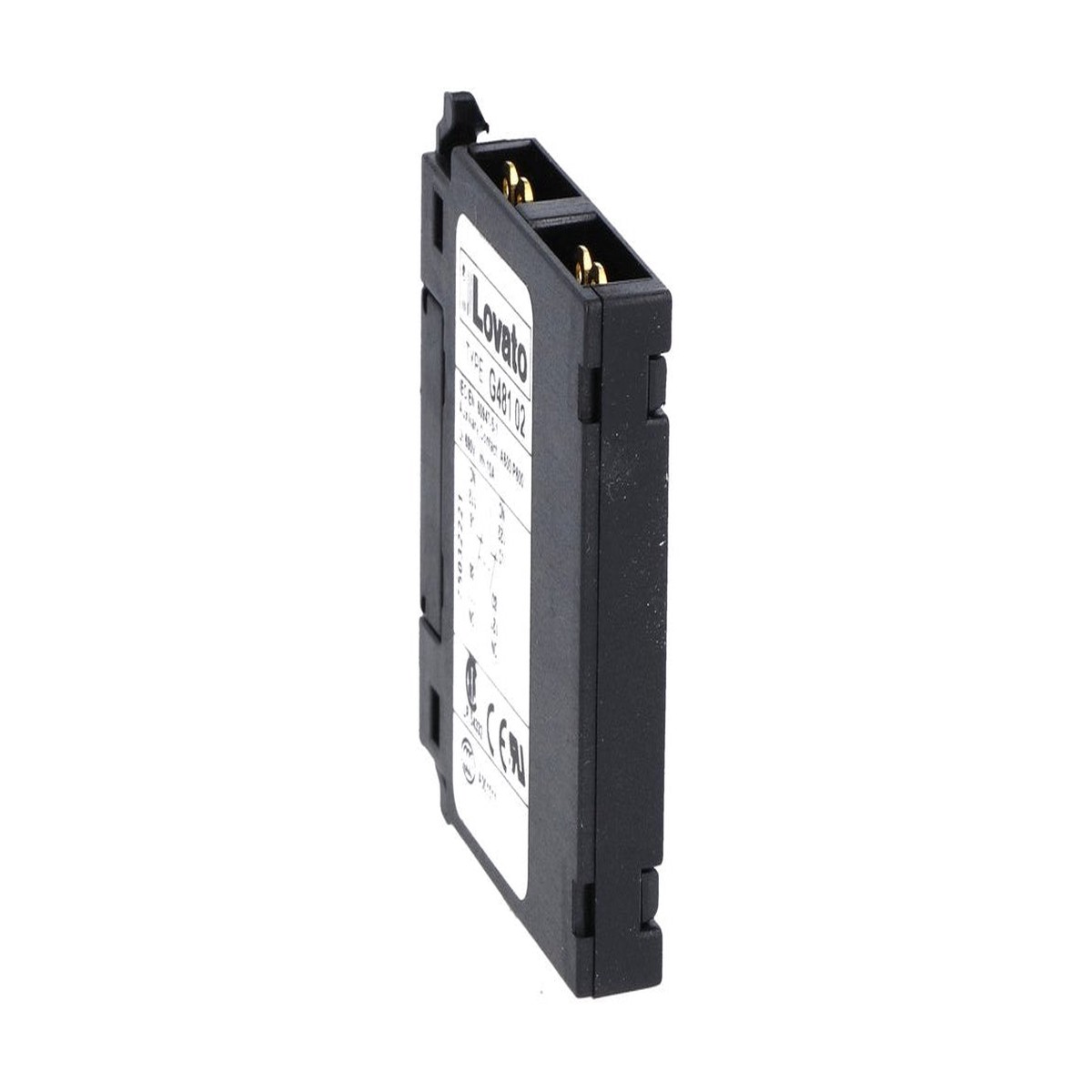 Lovato BF Series: Auxiliary contact for front lateral mounting – 11G482