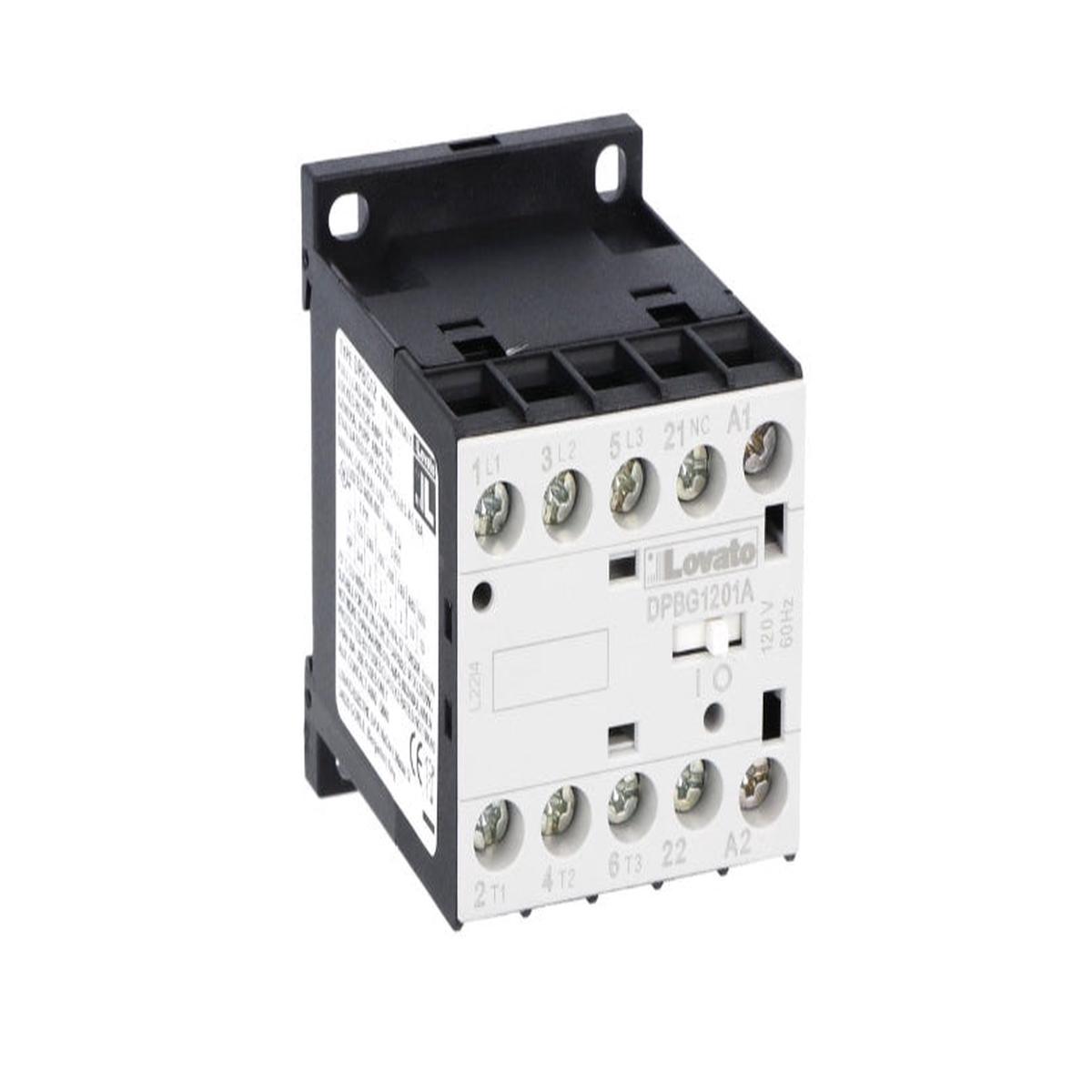 Lovato DP Series: 3 Pole Contactor – DPBG1201A12060