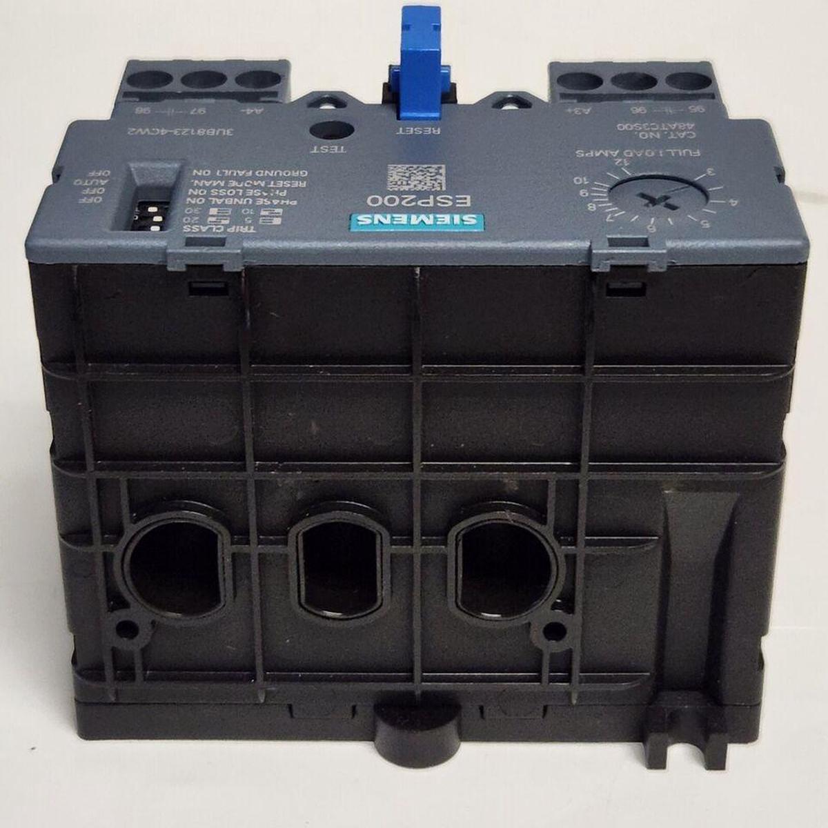 48ATC3S00 – Siemens 3-12 Amp 3 Pole Solid State Overload Relay Frame A1 ESP200