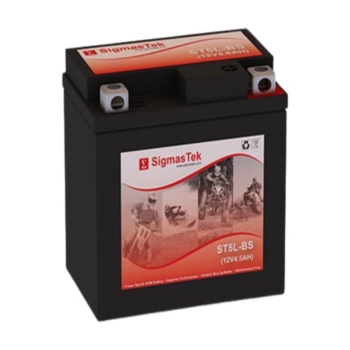 Sigmastek Mighty Max YTX5L-BS High Performance Replacement Battery