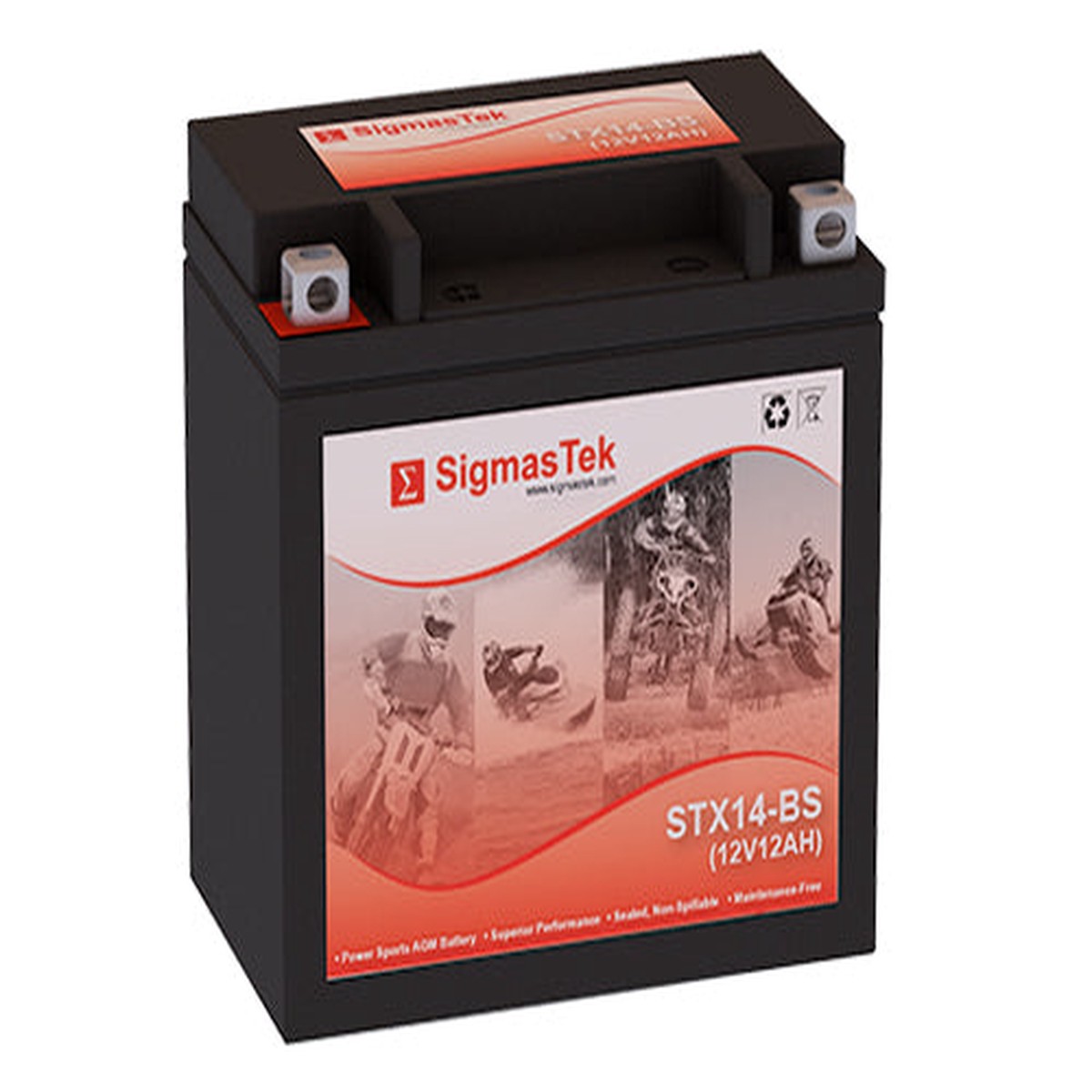 Motocross M3RH4S Compatible Replacement Battery
