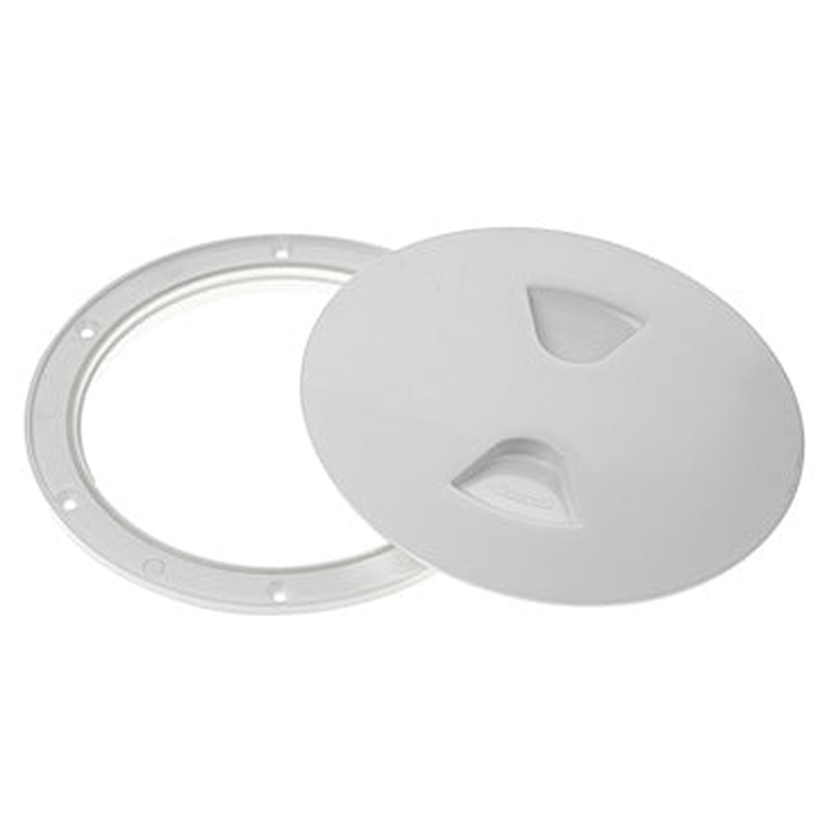 DECK PLATE 6 inch WHT HIDDEN SCREWS