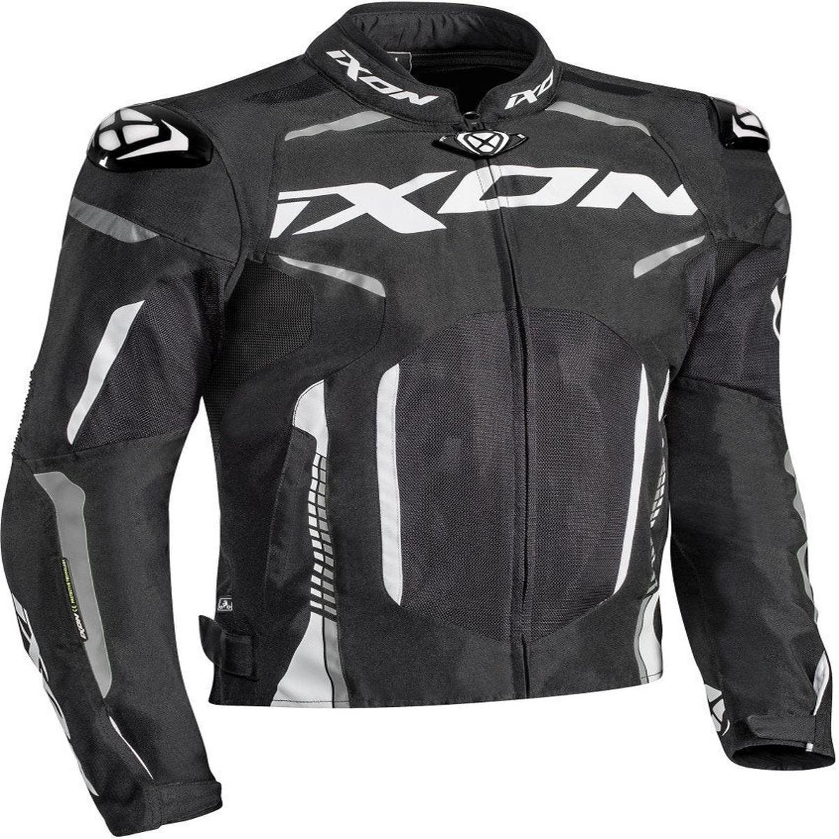Ixon Gyre Black/White Textile Jacket