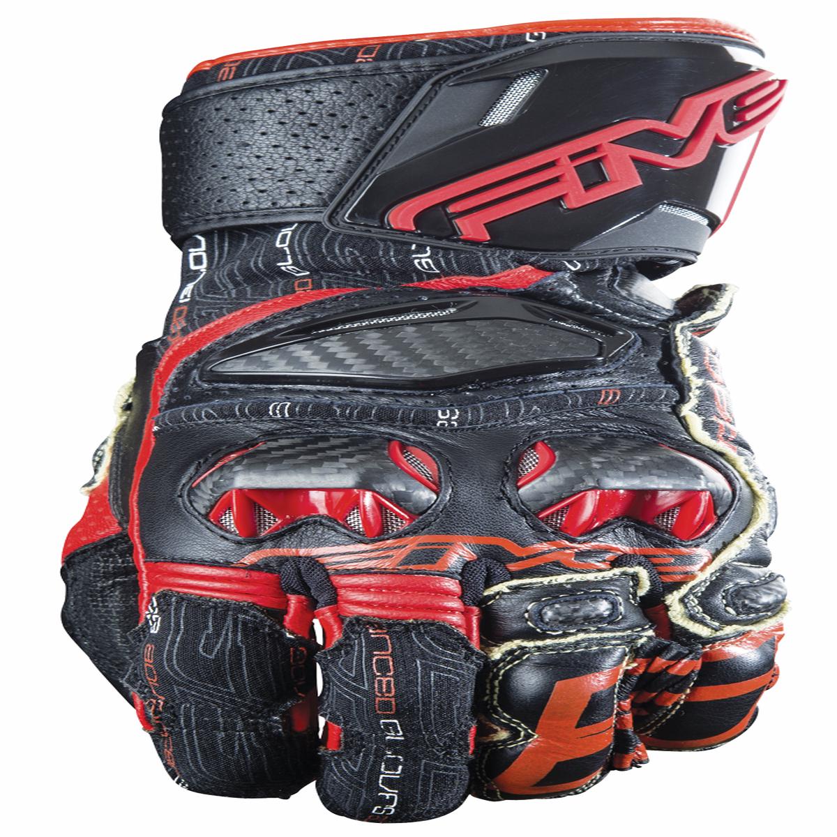 Five RFX Race Black/Red Gloves