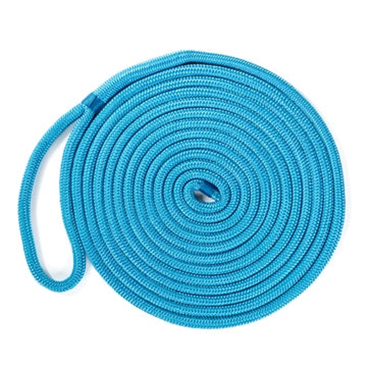 DOCK LINE 5/8 inchX30 DOUB BRAID NYL BLUE