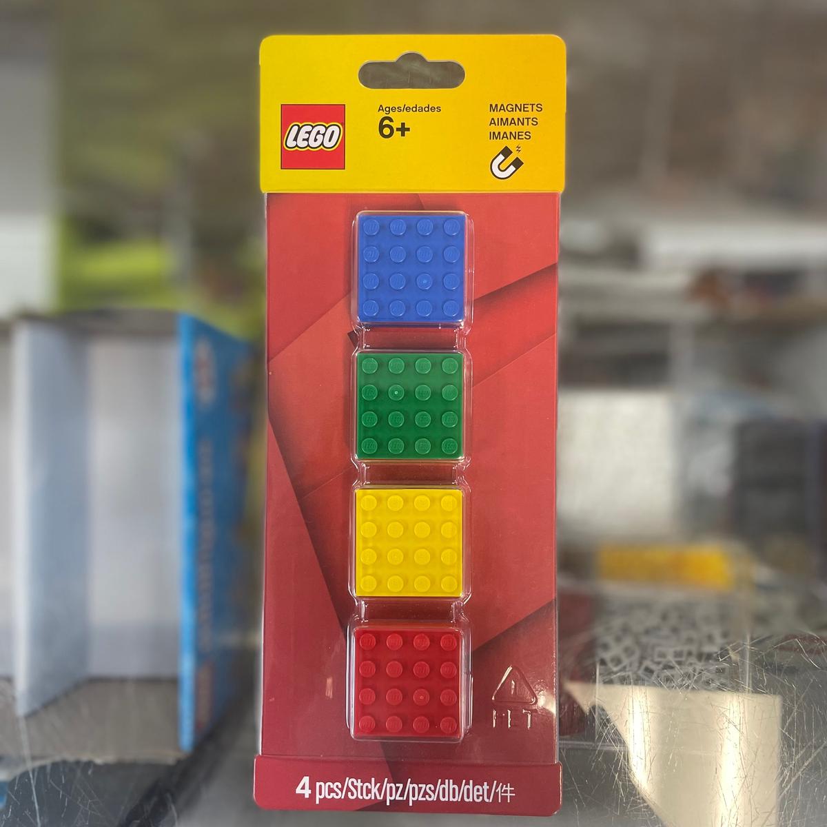 Magnet Set, Bricks 4 x 4 Small (4), 853915