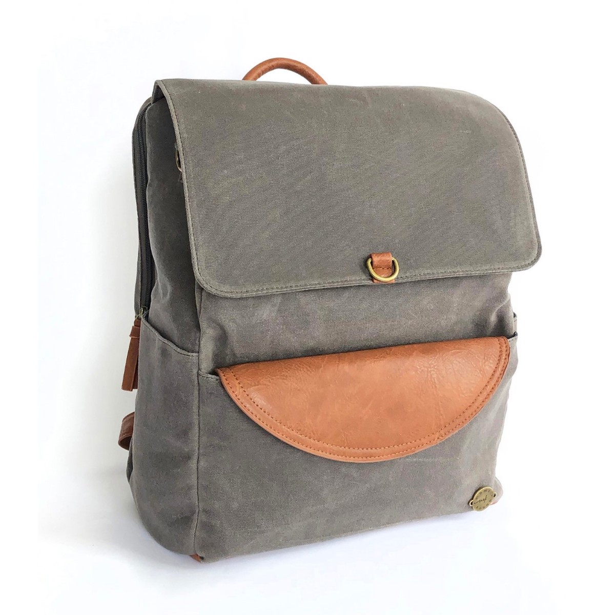 Momkindness Duo Backpack Grey