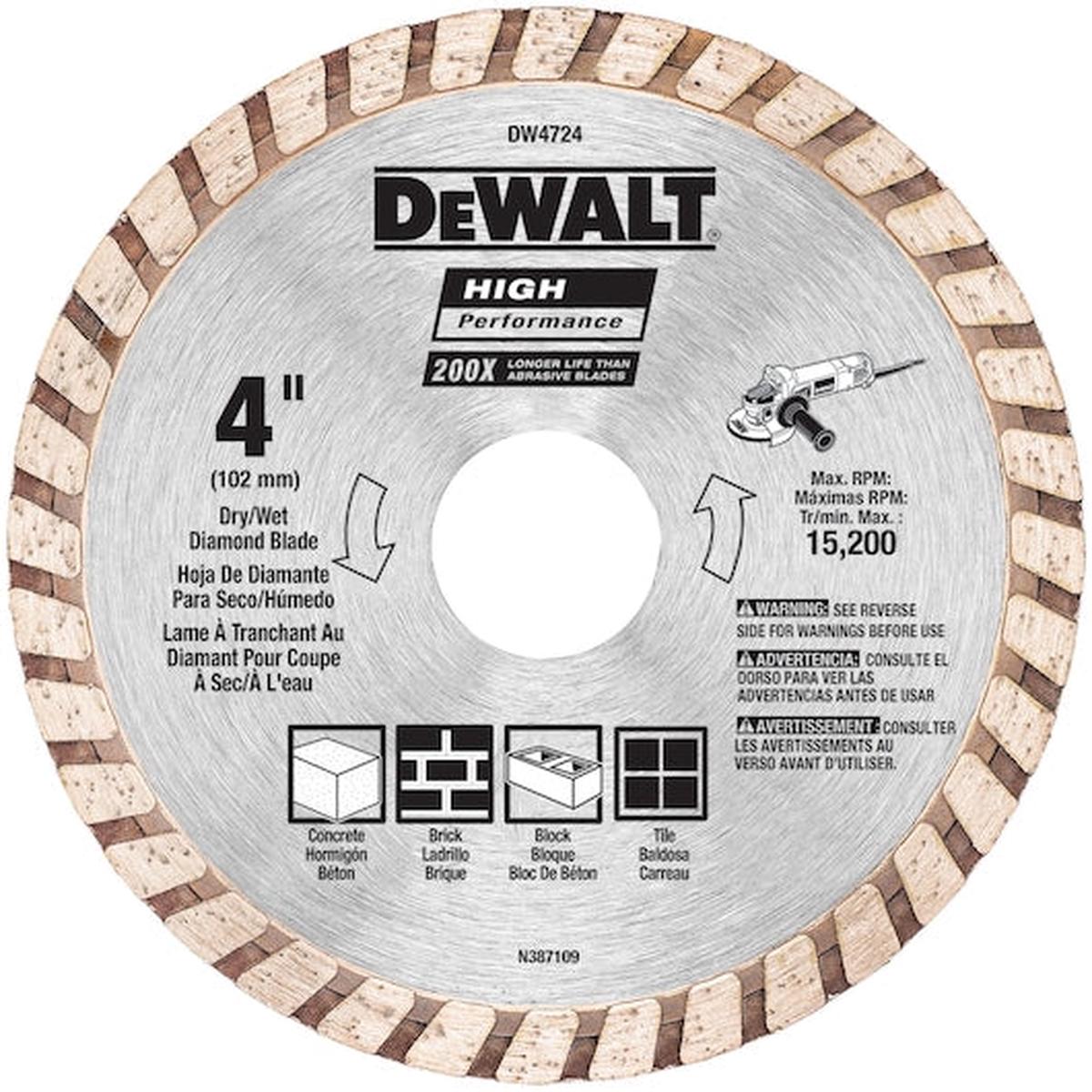 4 IN. High Performance Diamond Masonry Blade
