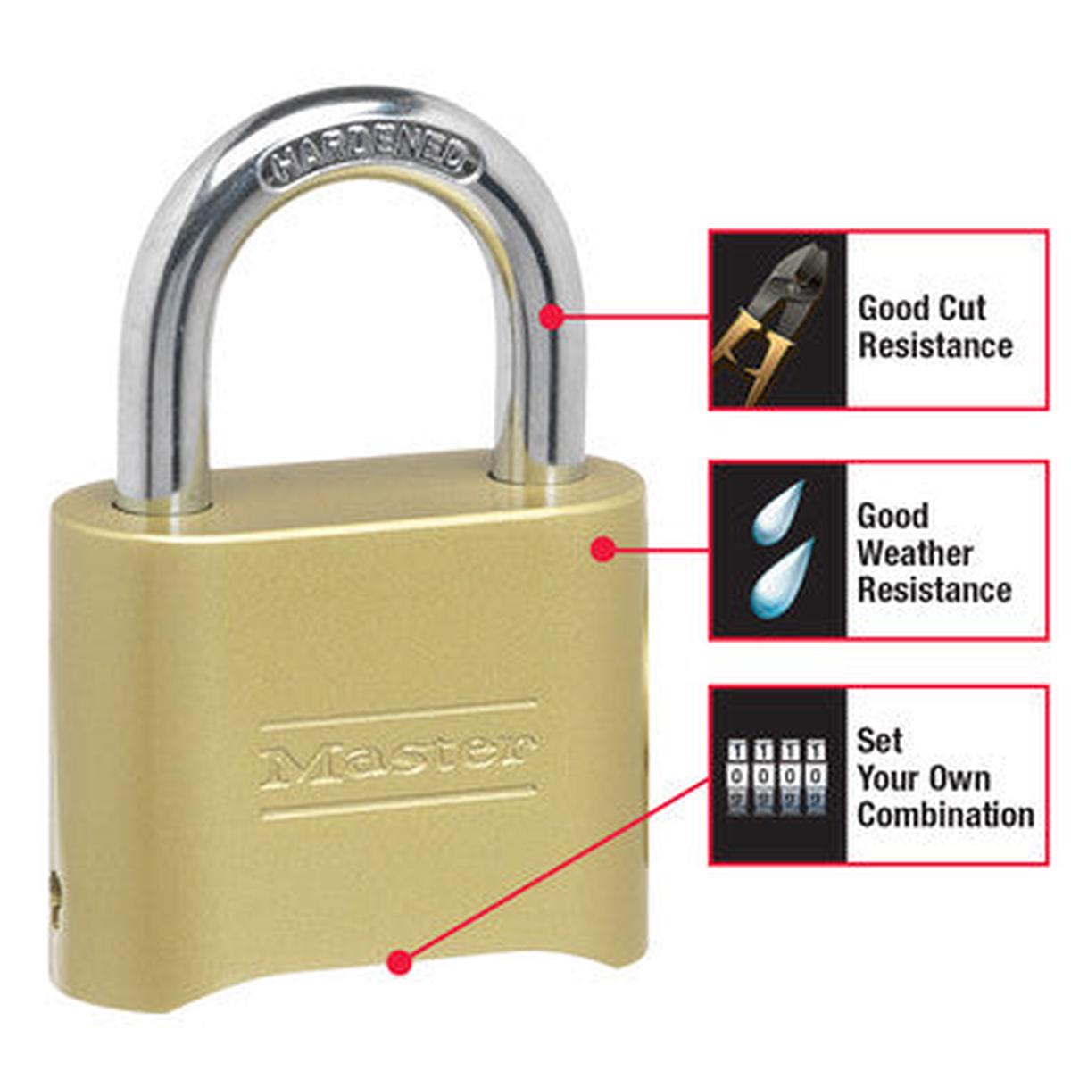 Combination Lock, 2in, Resettable