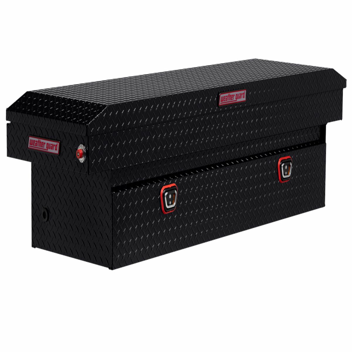 Black Aluminum Full Standard Saddle Box
