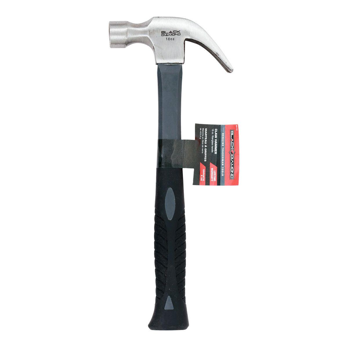 Fiberglass Handle Claw Hammer – 16oz