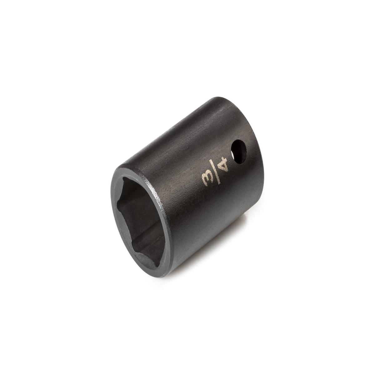 1/2 Inch Drive x 3/4 Inch 6-Point Impact Socket